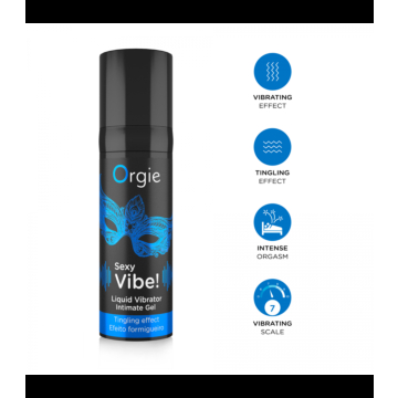 Orgie Sexy Vibe! Liquid Vibrator