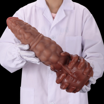 Ρεαλιστικό Dildo 35cm - Kinksters XXL Silicone Brown