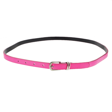 101.5 x 1.3cm Neon Pink Glossy Rubber Belt