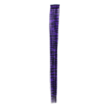 Vibrant Purple Zebra Hair Extensions