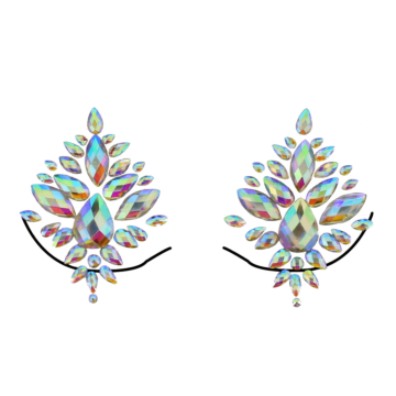 AB Crystal Boob Jewels - Style B.