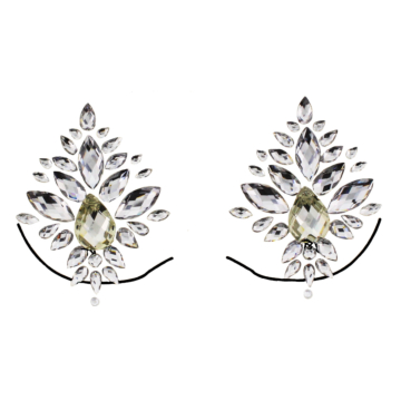 Clear Crystal Boob Gems - Style B
