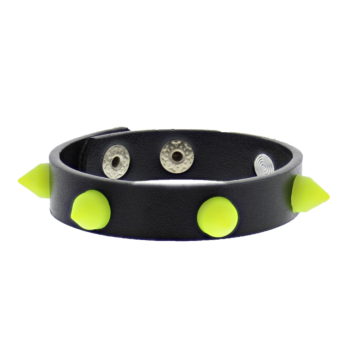 Yellow Conical Studded Bracelet