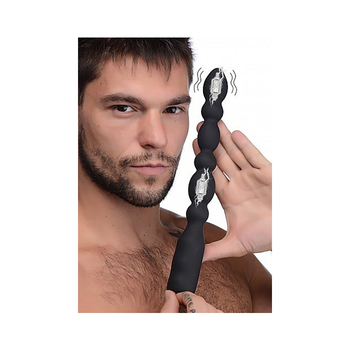 10X Viper Beads Silicone Anal Beads Vibrator
