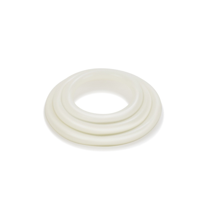 Cock Ring Set Tri-Rings - CalExotics - White Cock Ring Set Tri-Rings - CalExotics - White