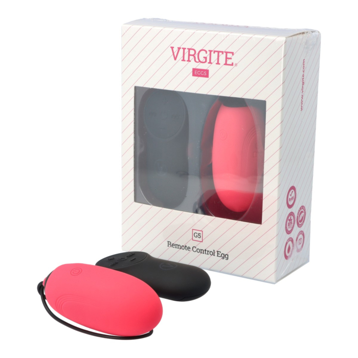 VIRGITE PINK RECHARGEABLE G5 VIBRATING EGG