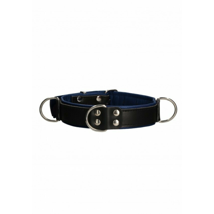 Deluxe Bondage Collar One Size (Blue) - Shots Media - BDSM