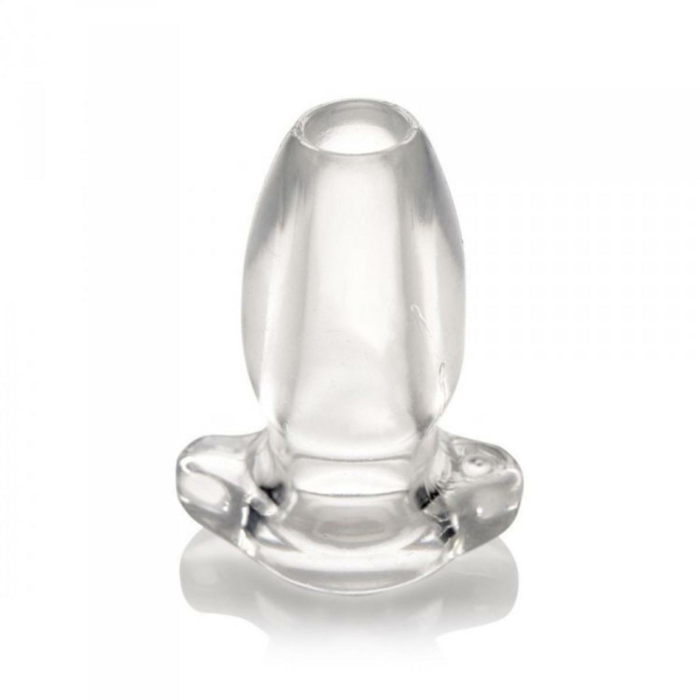 XR Master Series PeepHole Clear Hollow Anal Plug Small Transparent 7.1cm
