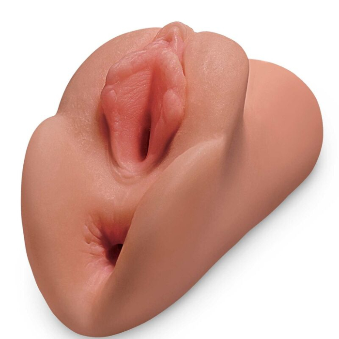 Pipedream Pdx Plus Perfect Pussy Double Stroker Caramel
