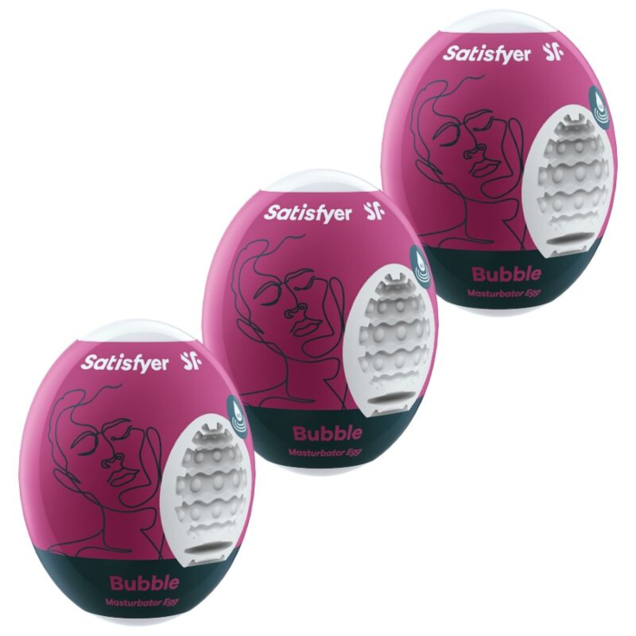Masturbator Egg Bubble 3pcs