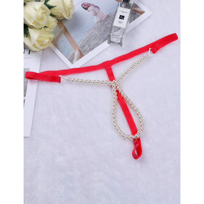 Micro Bikini cu Siruri Red