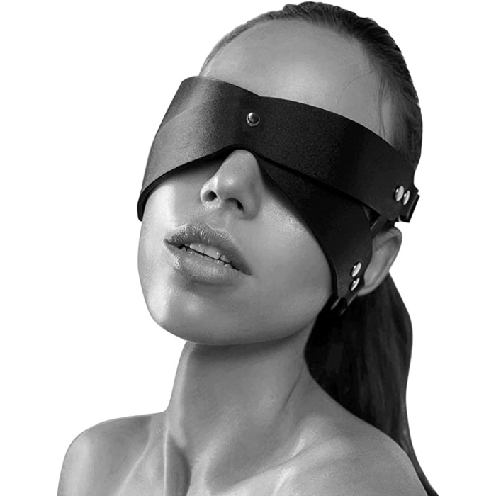 Eye Mask with 2 Faces, Black