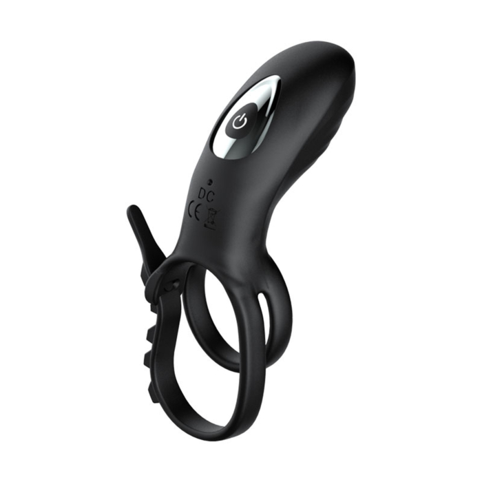 Adjustable Double cockring with remote Control Adjustable Double cockring with remote Control