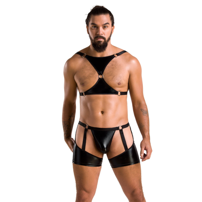 Set of 2 Wetlook Aron, Black - Passion