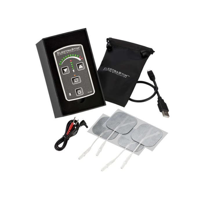 ElectraStim Flick Electro Stimulation Pack Black OS ElectraStim Flick Electro Stimulation Pack Black OS