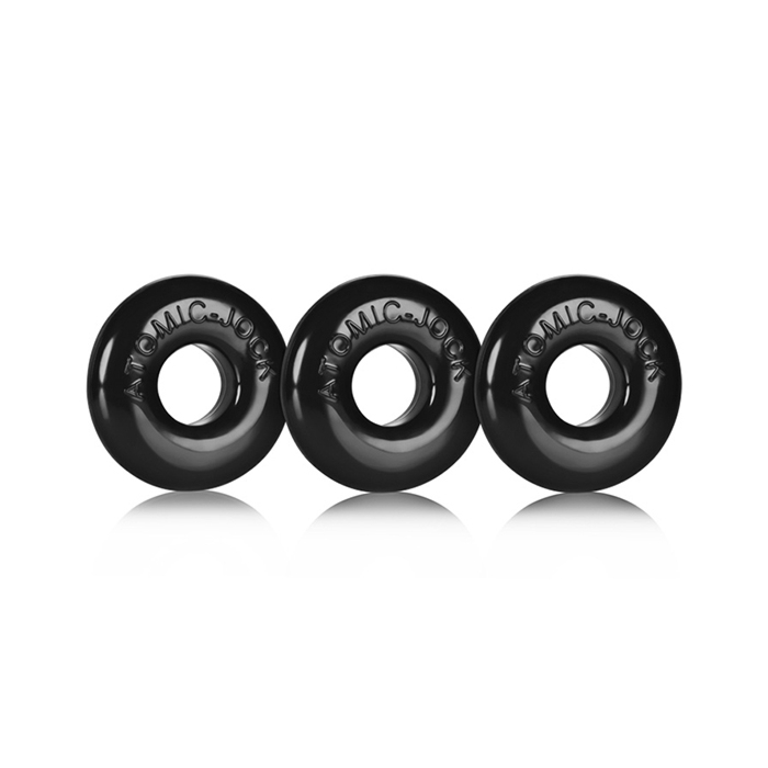 Oxballs Ringer 3 pack Black Small Oxballs Ringer 3 pack Black Small