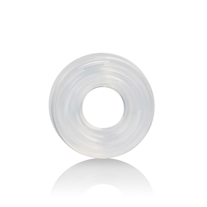 Premium Silicone Cock Ring M (Transparent) - CalExotics - Stretchable Premium Silicone Cock Ring M (Transparent) - CalExotics - Stretchable