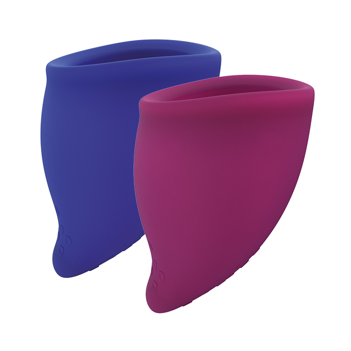 Fun Factory - Fun Cup Size B Menstrual Cup Grape & Ultramarine Fun Factory - Fun Cup Size B Menstrual Cup Grape & Ultramarine