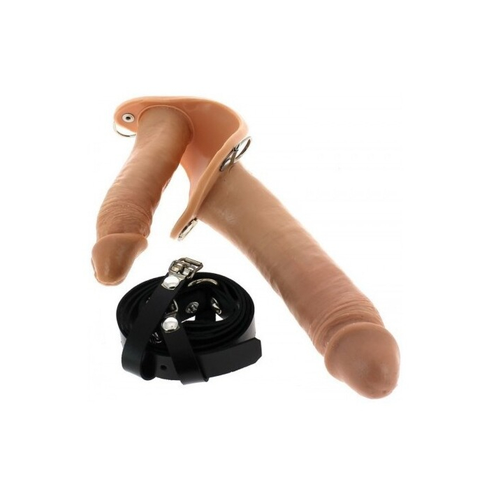 Ηandmade double Strapon with Large Dildos