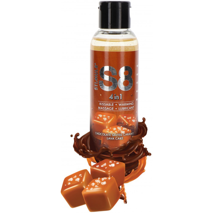 4-in-1 Dessert Kissable Warming Lubricant Chocolate 125ml - Stimul8 4-in-1 Dessert Kissable Warming Lubricant Chocolate 125ml - Stimul8