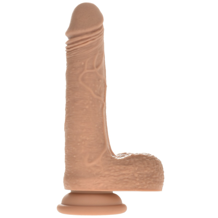 Realistic Dildo Zetty with Liquid Silicone 19 cm - Natural - Penis with Veins Realistic Dildo Zetty with Liquid Silicone 19 cm - Natural - Penis with Veins