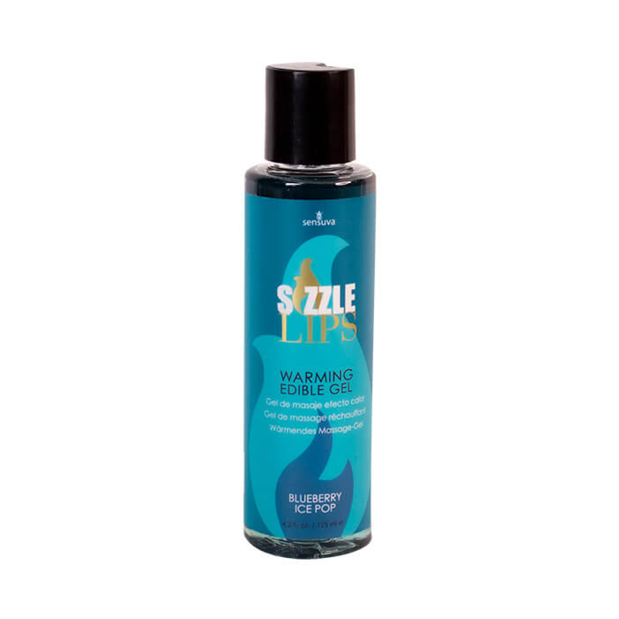 Sensuva - Sizzle Lips Warming Edible Gel Blueberry Ice Pop 125 ml Sensuva - Sizzle Lips Warming Edible Gel Blueberry Ice Pop 125 ml