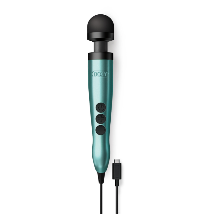 Doxy - Doxy 3 USB-C Wand Vibrator Turquoise Doxy - Doxy 3 USB-C Wand Vibrator Turquoise