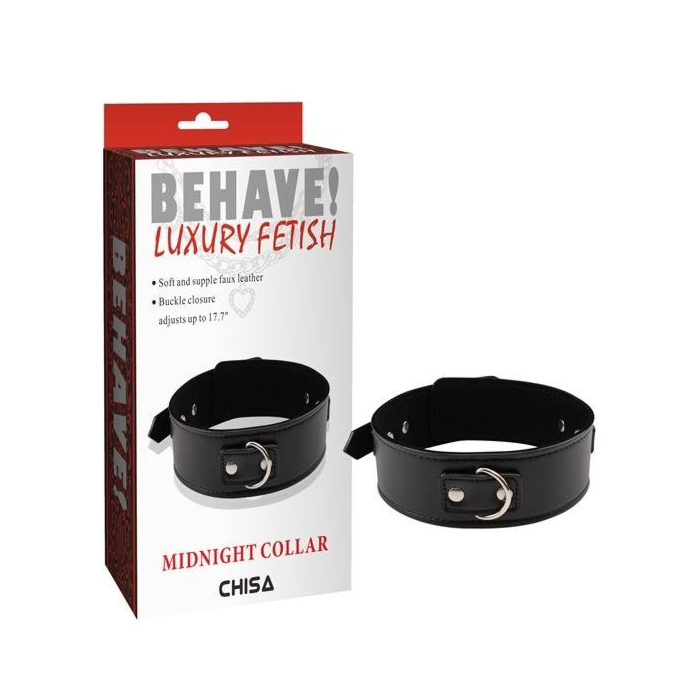 Chisa Novelties Behave Midnight Collar Black

