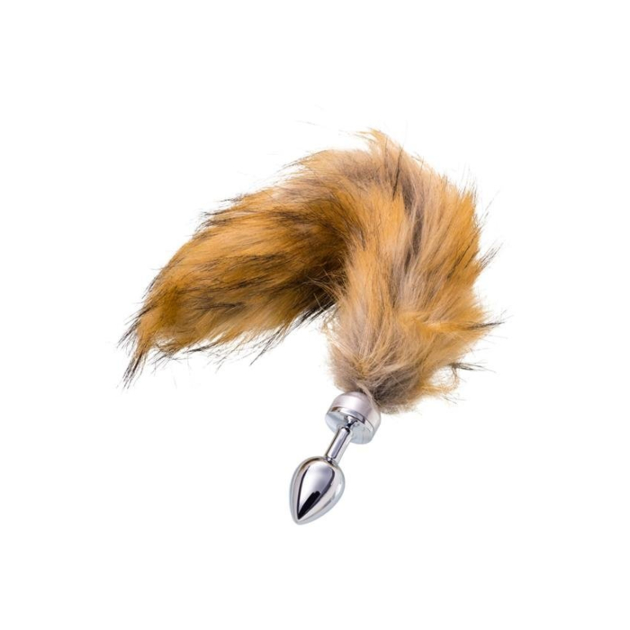 Silver anal plug TOYFA Metal, length 6,5 cm, weight 195 gr