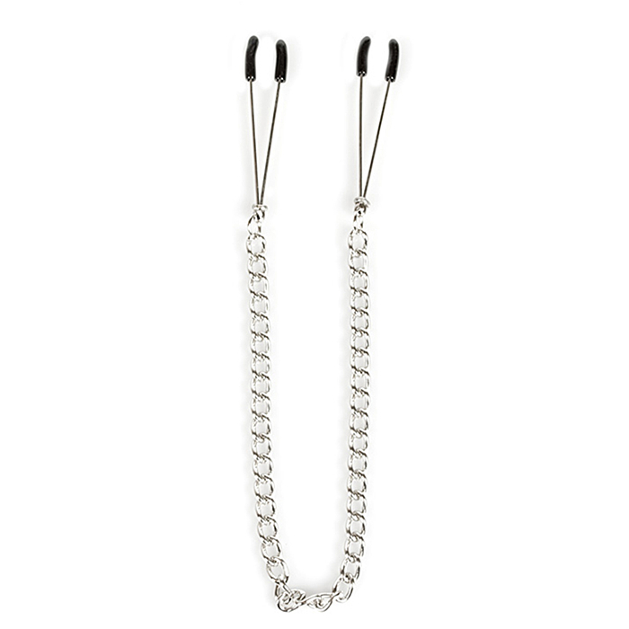 Simple Nipple Clamps with Chain - Kiotos Bizarre - Nipple Tighteners