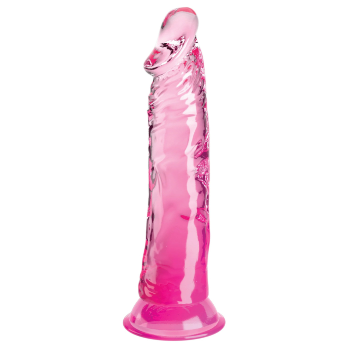King Cock Clear 8" - Cock Pink