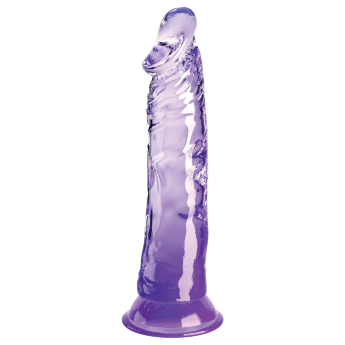 King Cock Clear 8" - Cock Purple