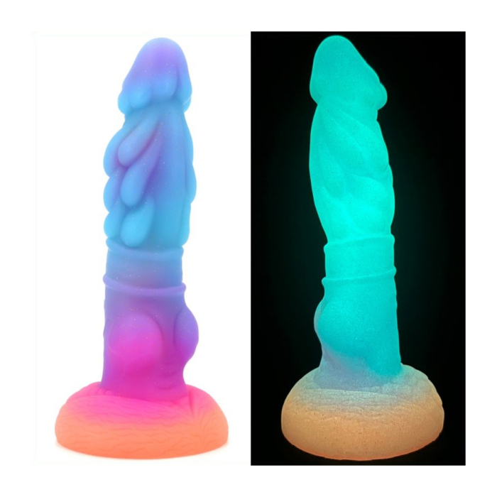 Lumy Mush phosphorescent dildo 19 x 5cm