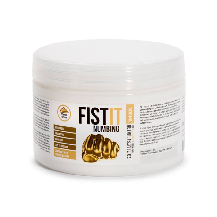 Fist It Numbing Water-Based Anal Lubricant 500 ml - Anal Sex - Gel