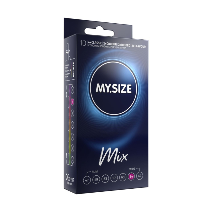 MY SIZE MIX CONDOMS 64 MM 10 UNITS