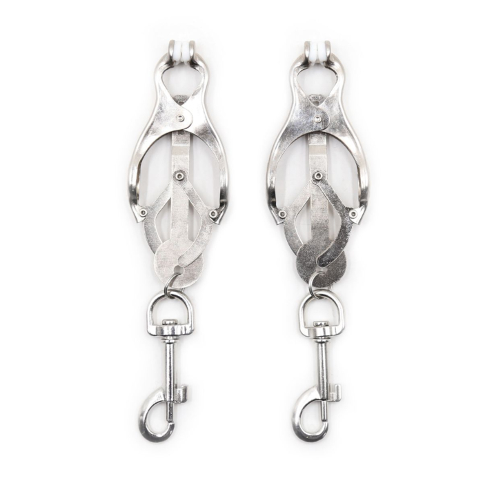 Clover Nipple Clamps with Snap Hook Clover Nipple Clamps with Snap Hook