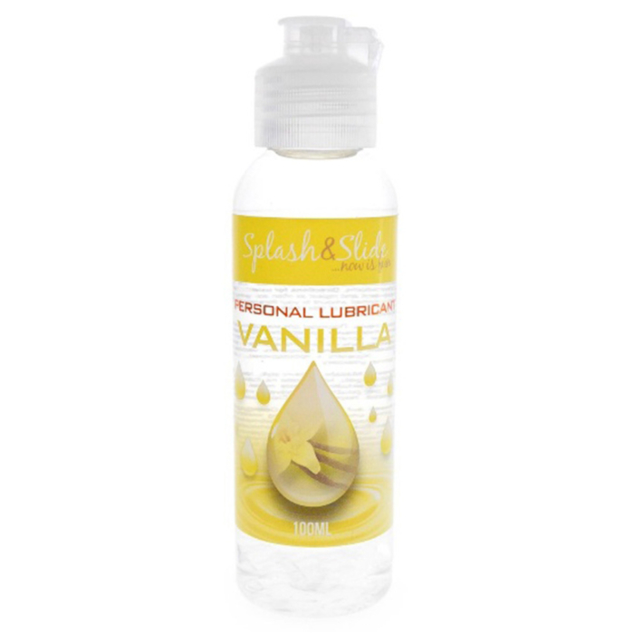 Personal Edible Lubricant 100ml (Vanilla) - Splash & Slide - Erotic Gel Massage