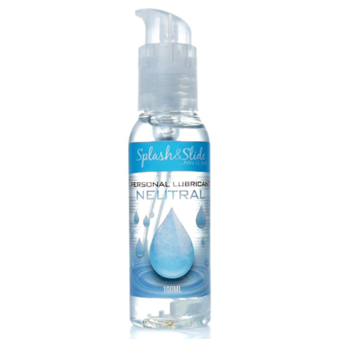 Personal Waterbased Lubricant 100ml - Splash and Slide  - Neutral Gel
