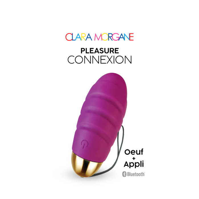 Pleasure Connection Vibrating Vaginal Egg with App Control (Purple) - Clara Morgane Pleasure Connection Vibrating Vaginal Egg with App Control (Purple) - Clara Morgane