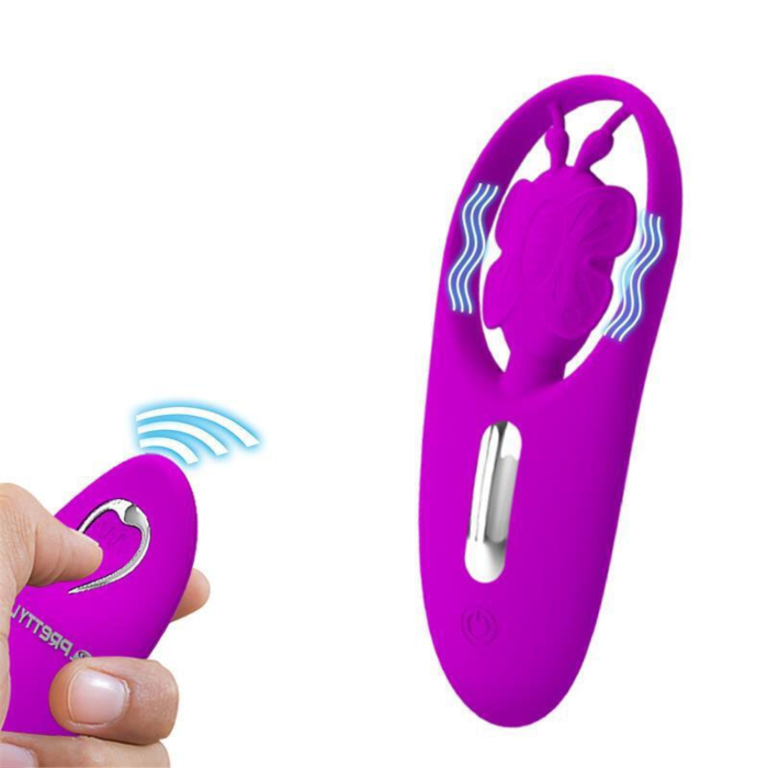 Pretty Love Dancing Butterfly Panty Stimulator With Remote Control - PURPLE