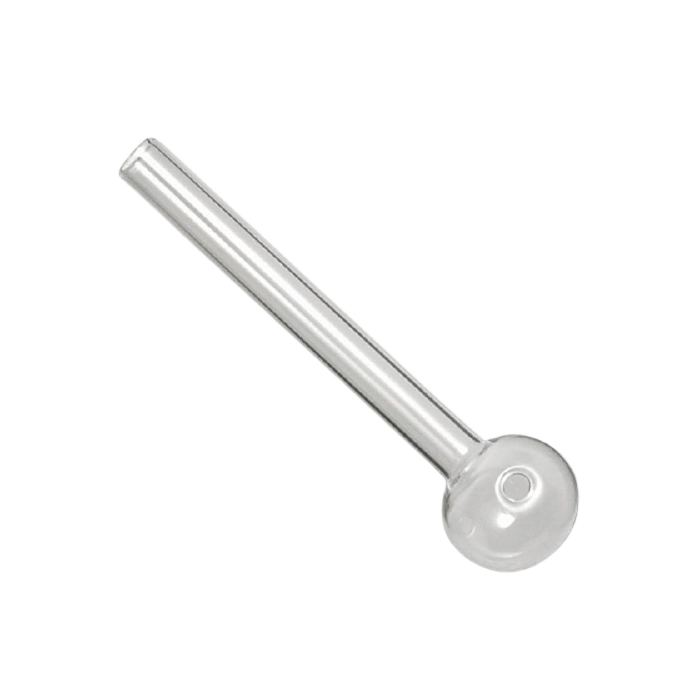 Glass Oil Pipe 10 cm For Smoking