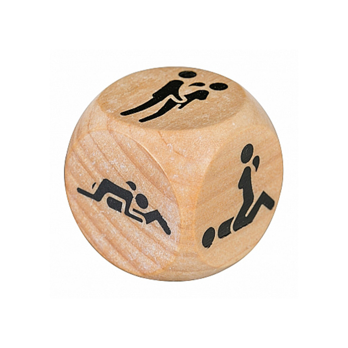 Sex Position Dice  - Wood