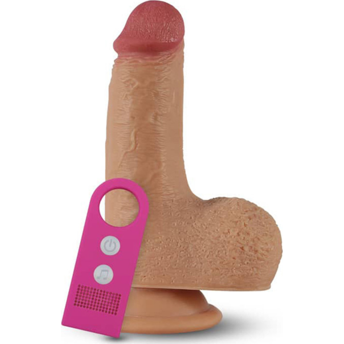 Vibrating Dual-layered Silicone Dildo Gabe